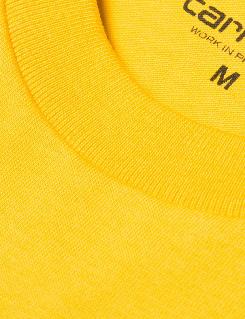 Carhartt-WIP Chase Long Sleeve T-Shirt - Quince Yellow