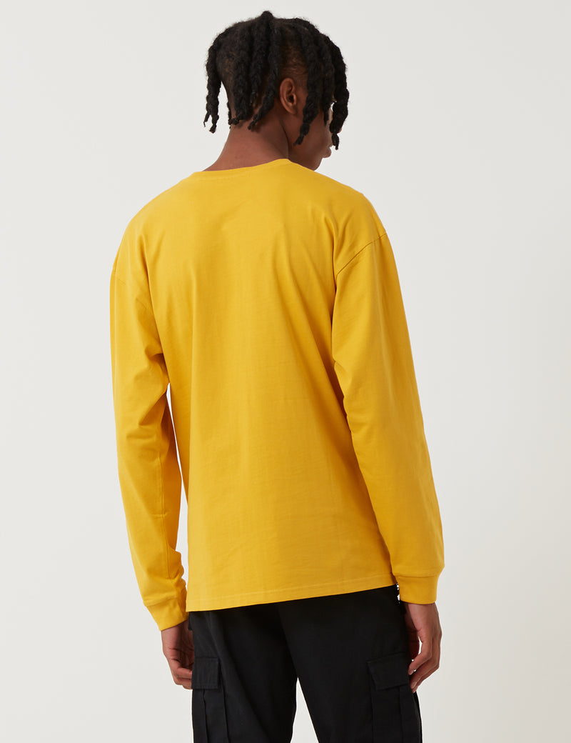 Carhartt-WIP Chase Long Sleeve T-Shirt - Quince Yellow