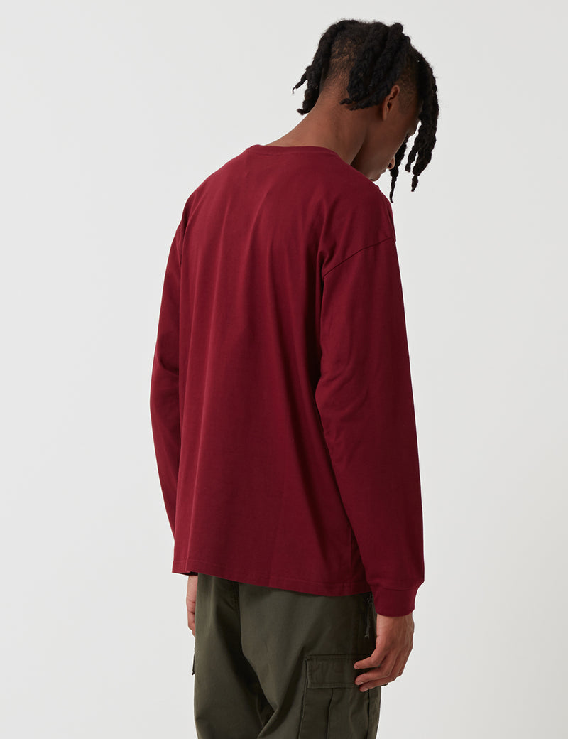 Carhartt-WIP Chase Long Sleeve T-Shirt - Mulberry