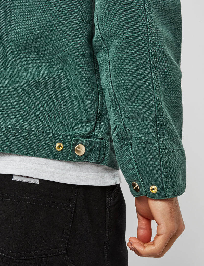 Carhartt-WIP Detroit Jacket (Organic) - Botanic Green/Botanic Green