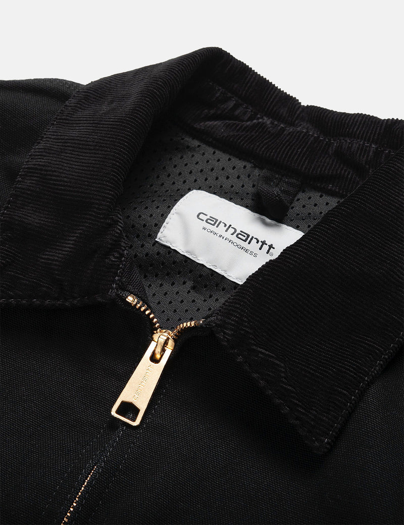 Carhartt-WIP Detroit Jacket (Organic Cotton, 12 oz) - Black rinsed