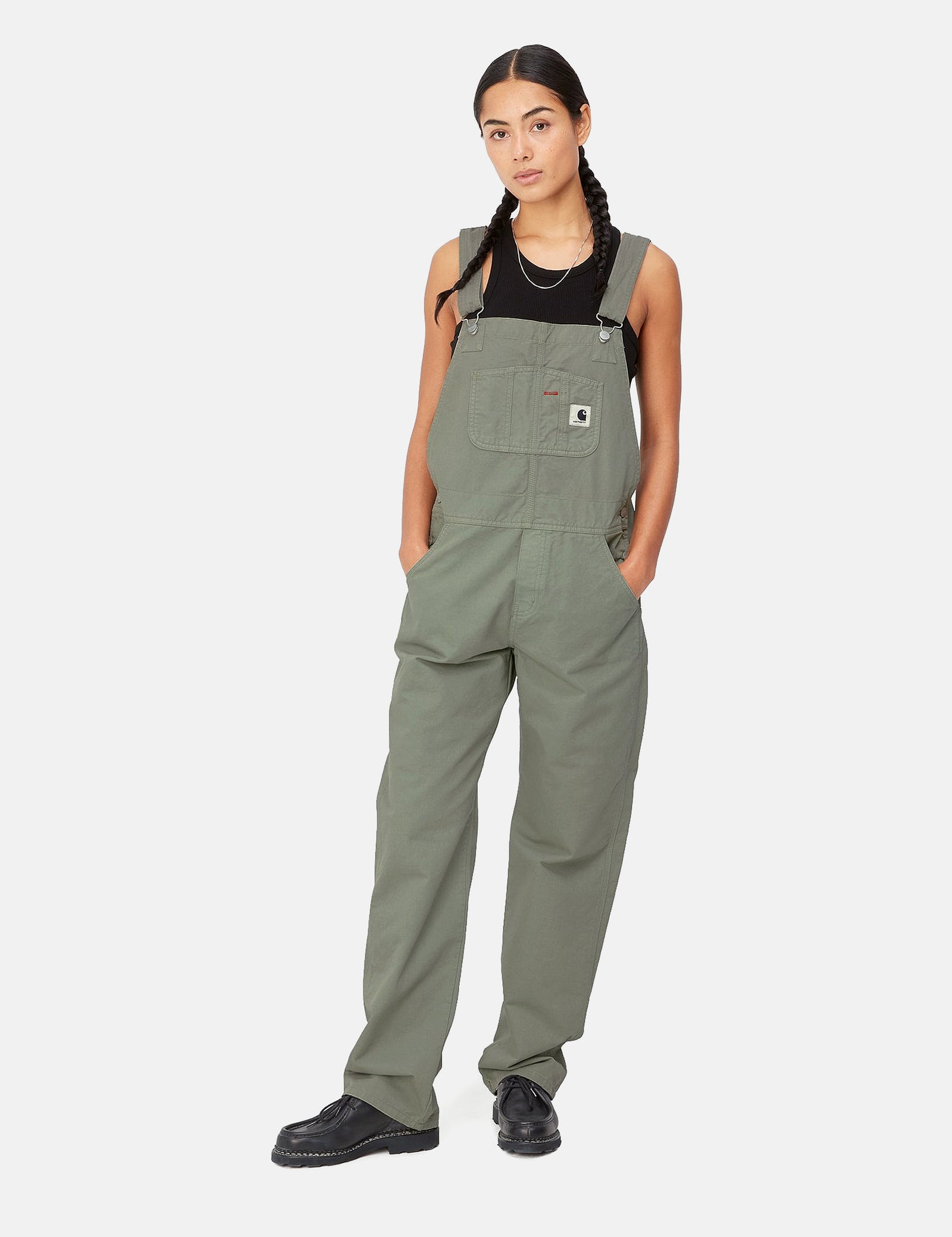 Green carhartt overalls best sale