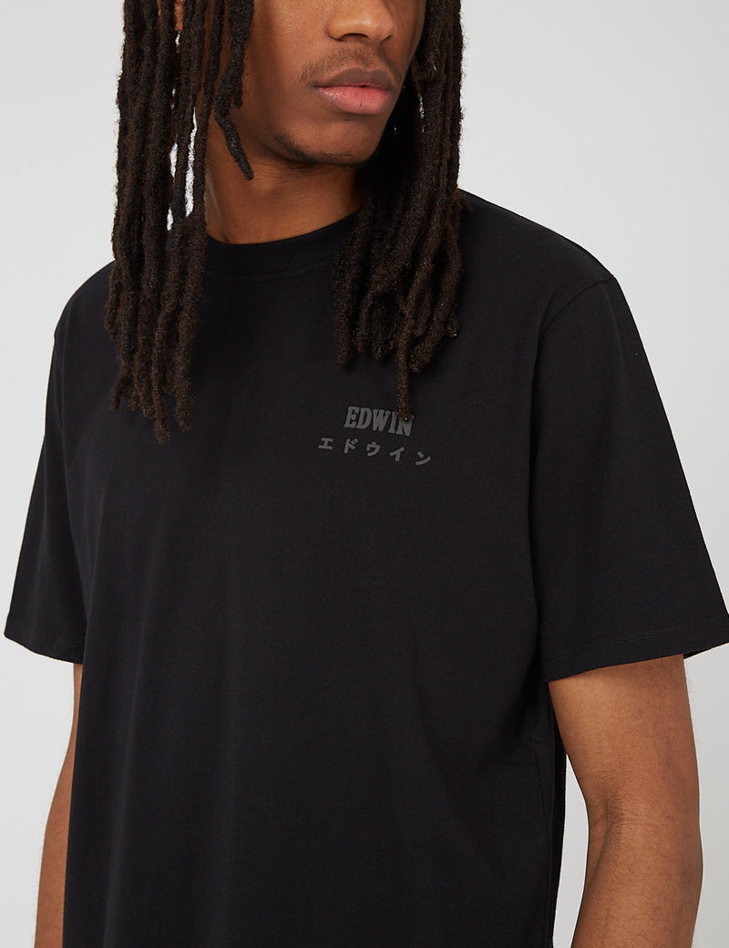 Edwin Chest Logo T-Shirt - Black