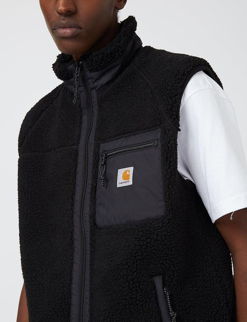 Carhartt-WIP Prentis Vest Fleece Liner - Black/Black