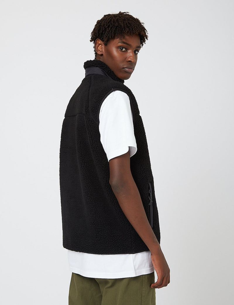 Carhartt-WIP Prentis Vest Fleece Liner - Black/Black