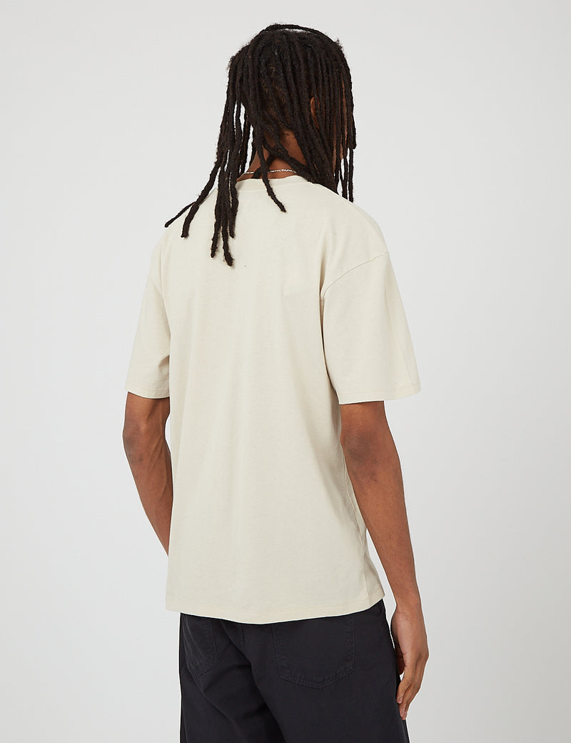 Edwin Katakana Embroidery T-Shirt - Pelican