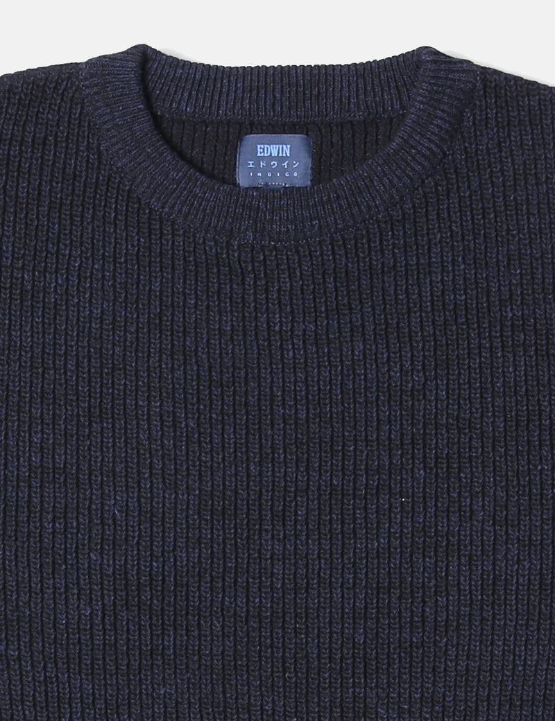 Edwin Meridian Sweater - Indigo