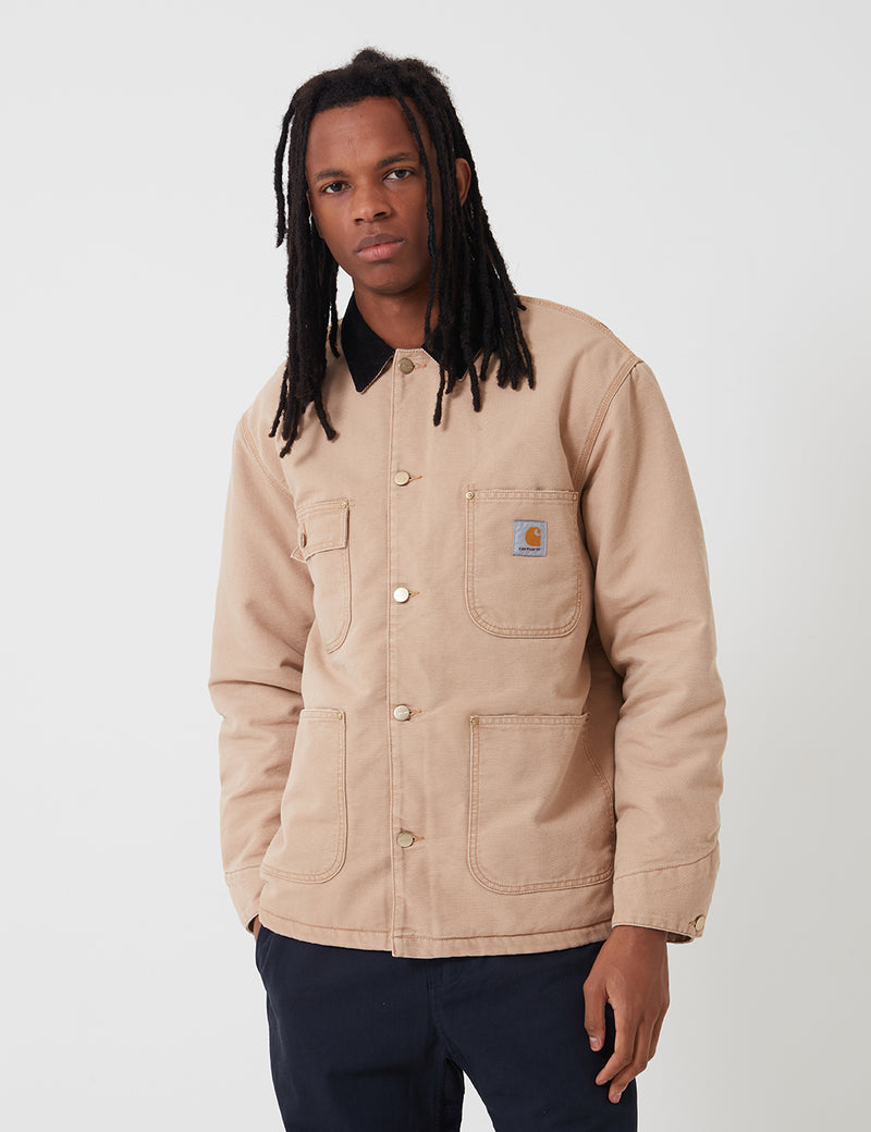 Carhartt-WIP OG Chore Coat - Dusty Hamilton Brown/Black