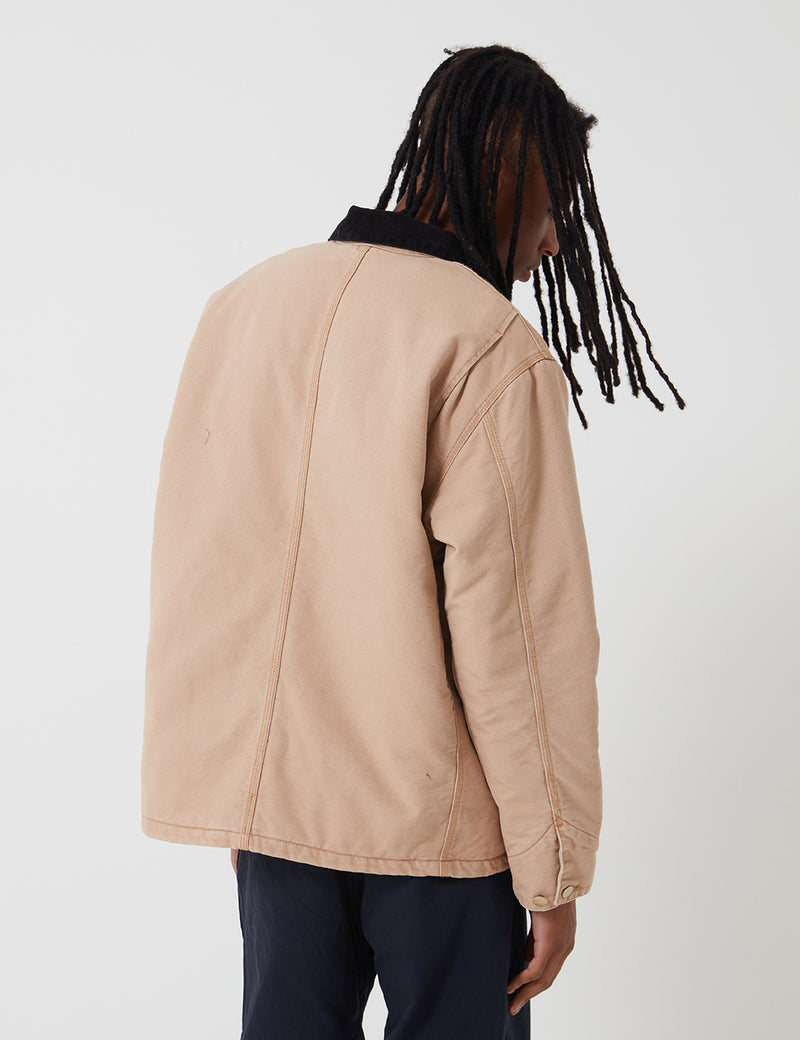 Carhartt-WIP OG Chore Coat - Dusty Hamilton Brown/Black