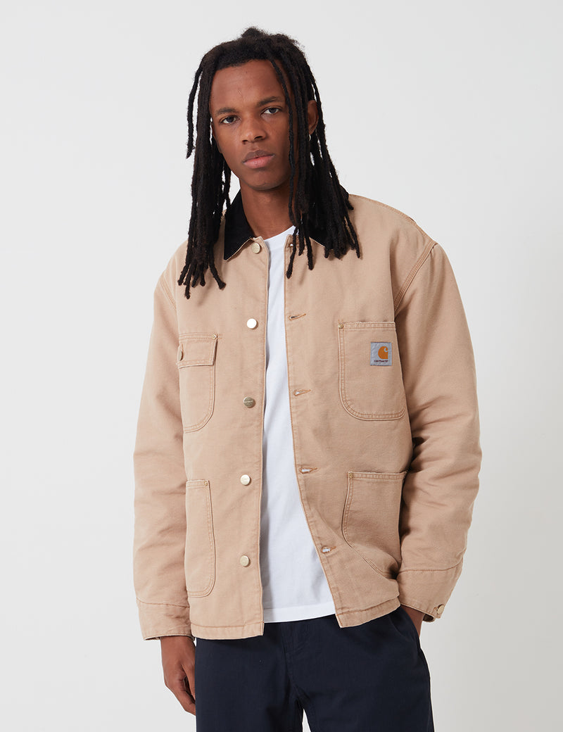 Carhartt-WIP OG Chore Coat - Dusty Hamilton Brown/Black