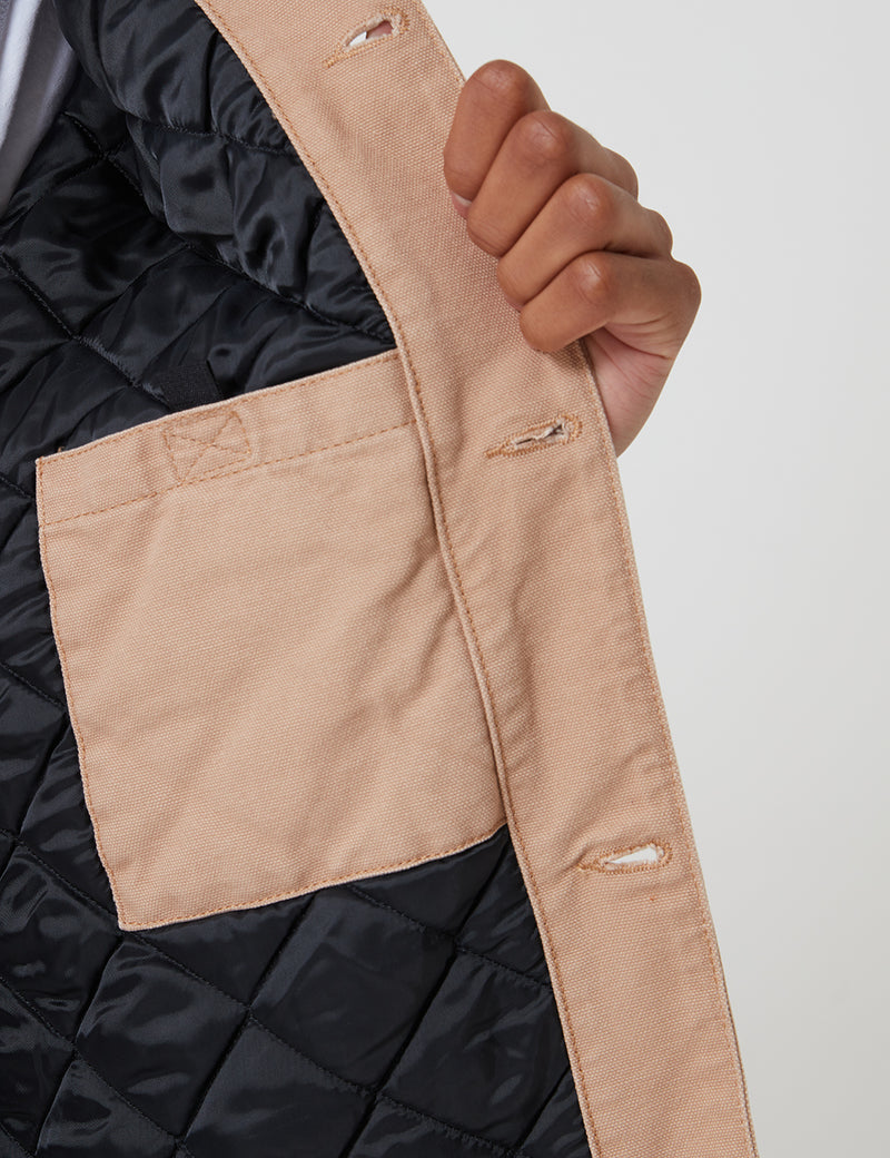 Carhartt-WIP OG Chore Coat - Dusty Hamilton Brown/Black