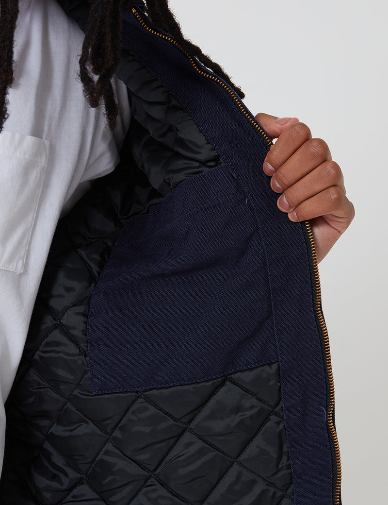 Carhartt-WIP OG Detroit Jacket (Organic Cotton) - Dark Navy/Black