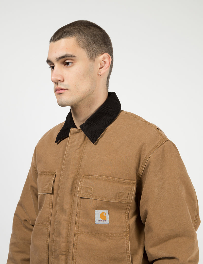 Carhartt-WIP OG Arctic Coat (Organic Cotton) - Hamilton Brown/Black