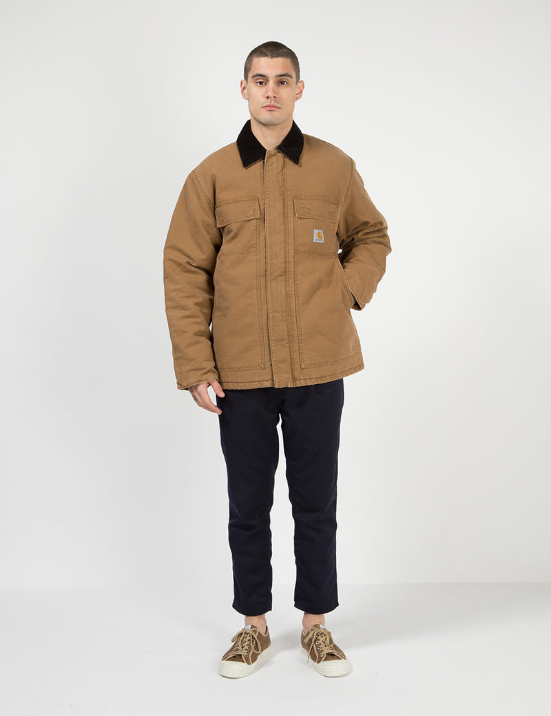 Carhartt-WIP OG Arctic Coat (Organic Cotton) - Hamilton Brown/Black