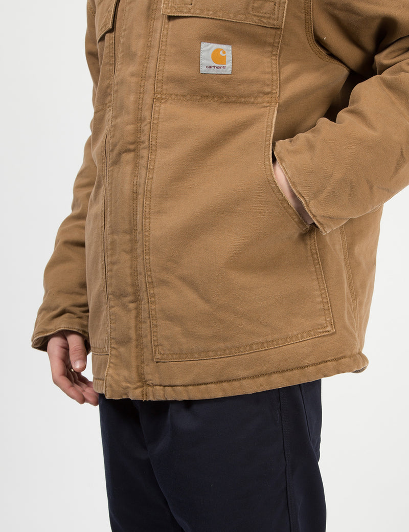 Carhartt-WIP OG Arctic Coat (Organic Cotton) - Hamilton Brown/Black