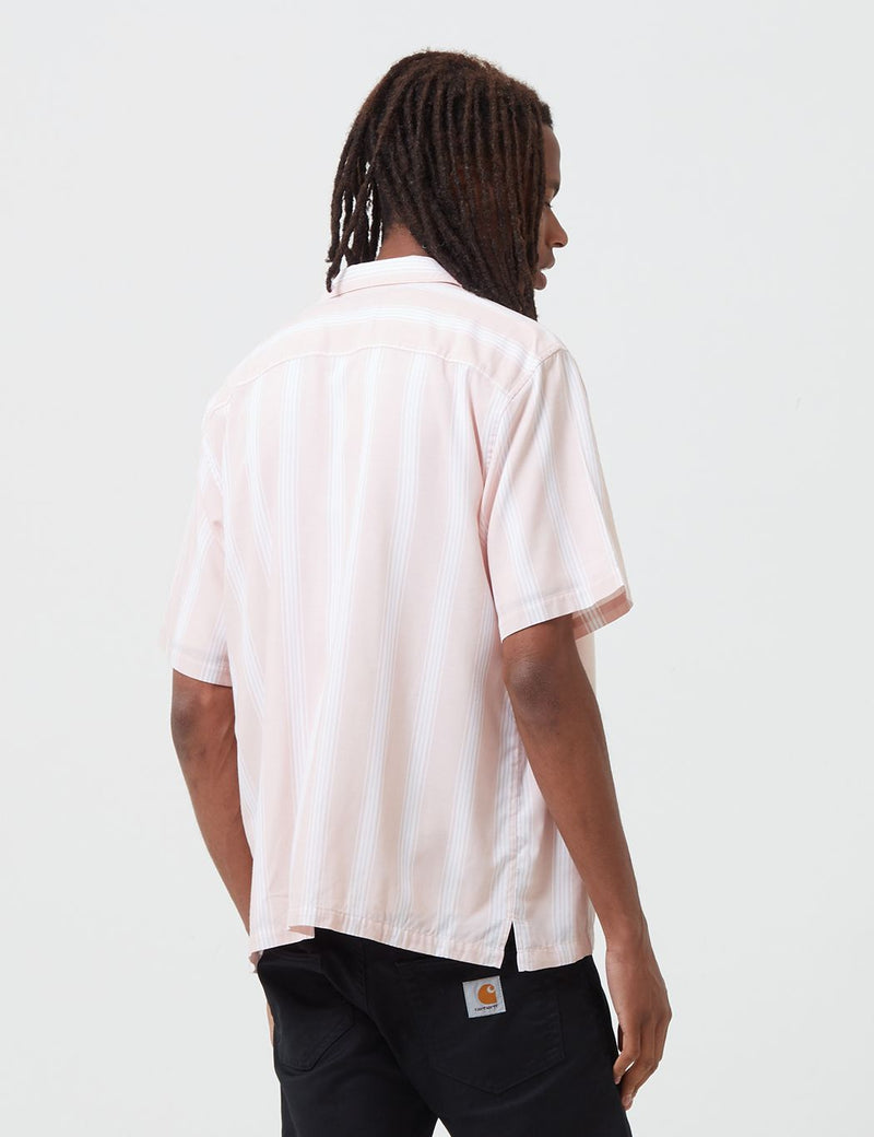 Carhartt-WIP Chester Shirt (Stripe) - Powdery Pink