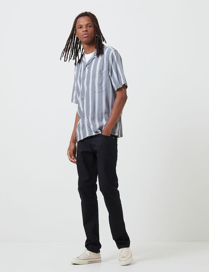 Carhartt-WIP Chester Shirt (Stripe) - Black