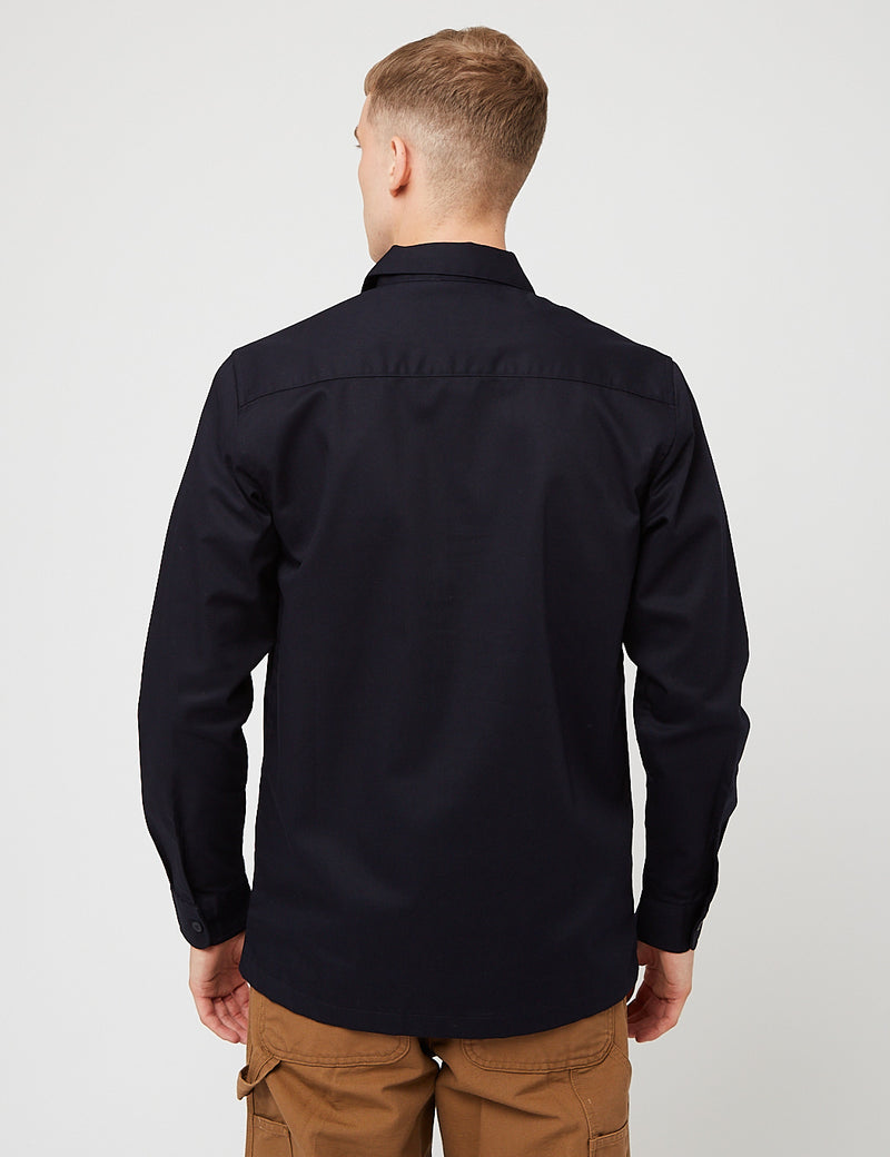 Carhartt-WIP Master Shirt - Dark Navy Blue