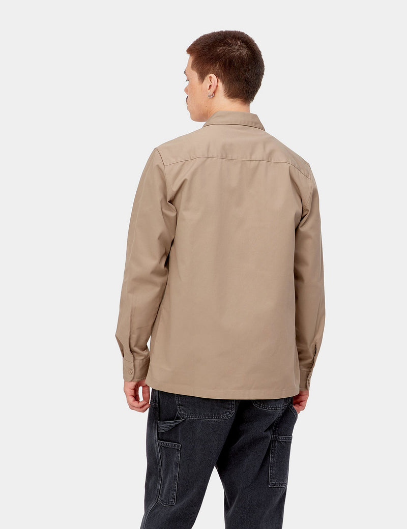 Carhartt-WIP Master Shirt - Khaki Leather Brown