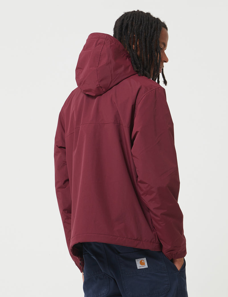 Carhartt-WIP Nimbus Pullover Jacket (Fleece Lined) - Jam Red