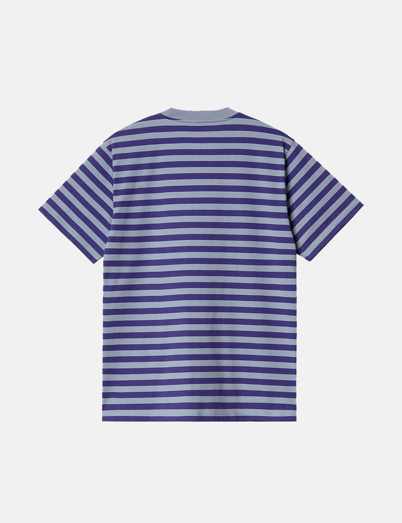 Carhartt-WIP Scotty Pocket T-Shirt - Razzmic/Frosted Blue