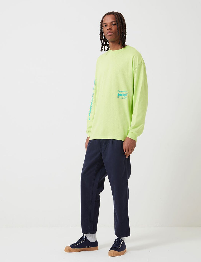 Carhartt-WIP Inter Long Sleeve T-Shirt - Lime