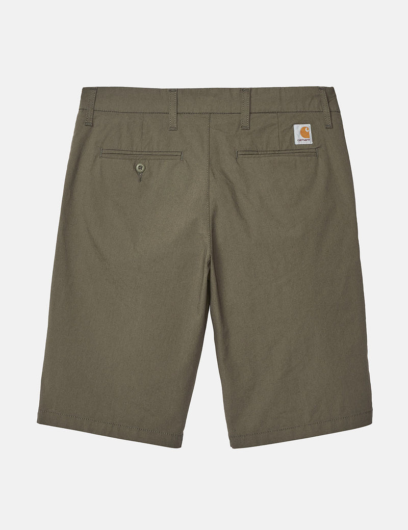 Carhartt-WIP Sid Shorts (Stretch Poplin) - Moor Green