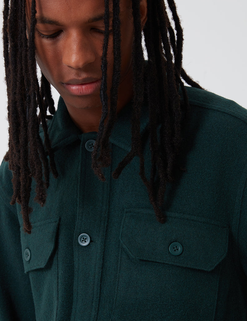 Carhartt-WIP Owen Shirt Jacket - Bottle Green