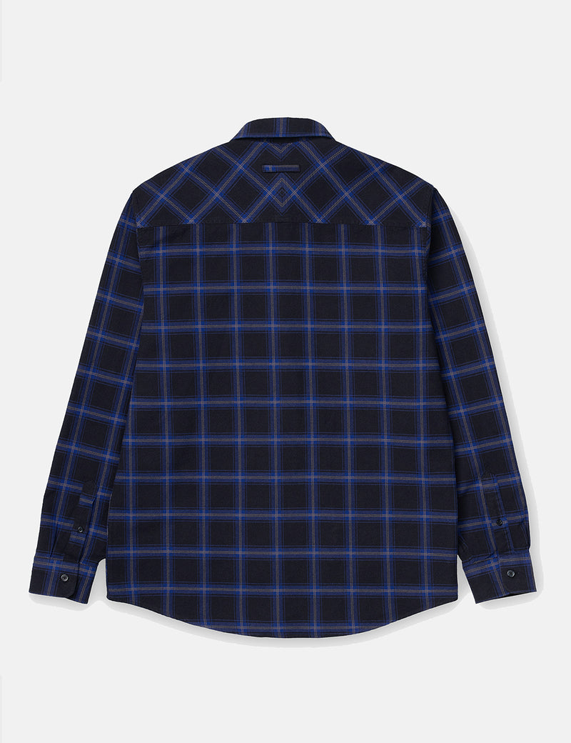 Carhartt-WIP Darren Check Shirt - Lapis Blue