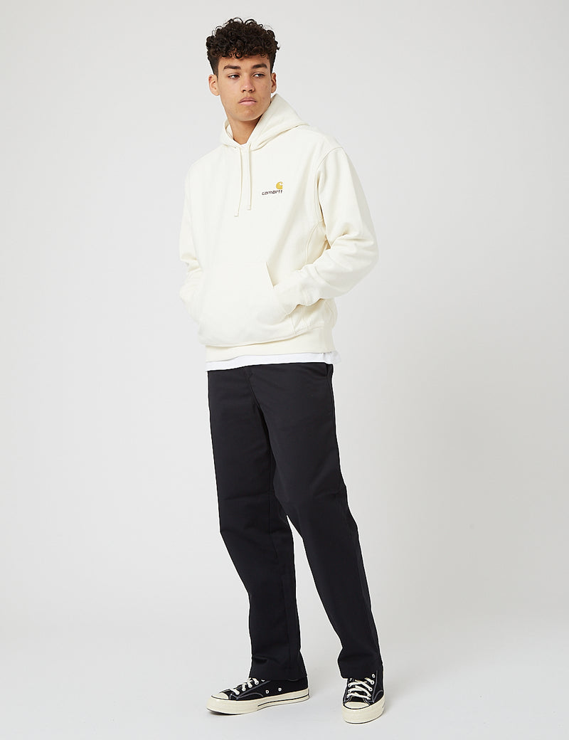 Carhartt-WIP Hooded American Script Sweatshirt - Wax