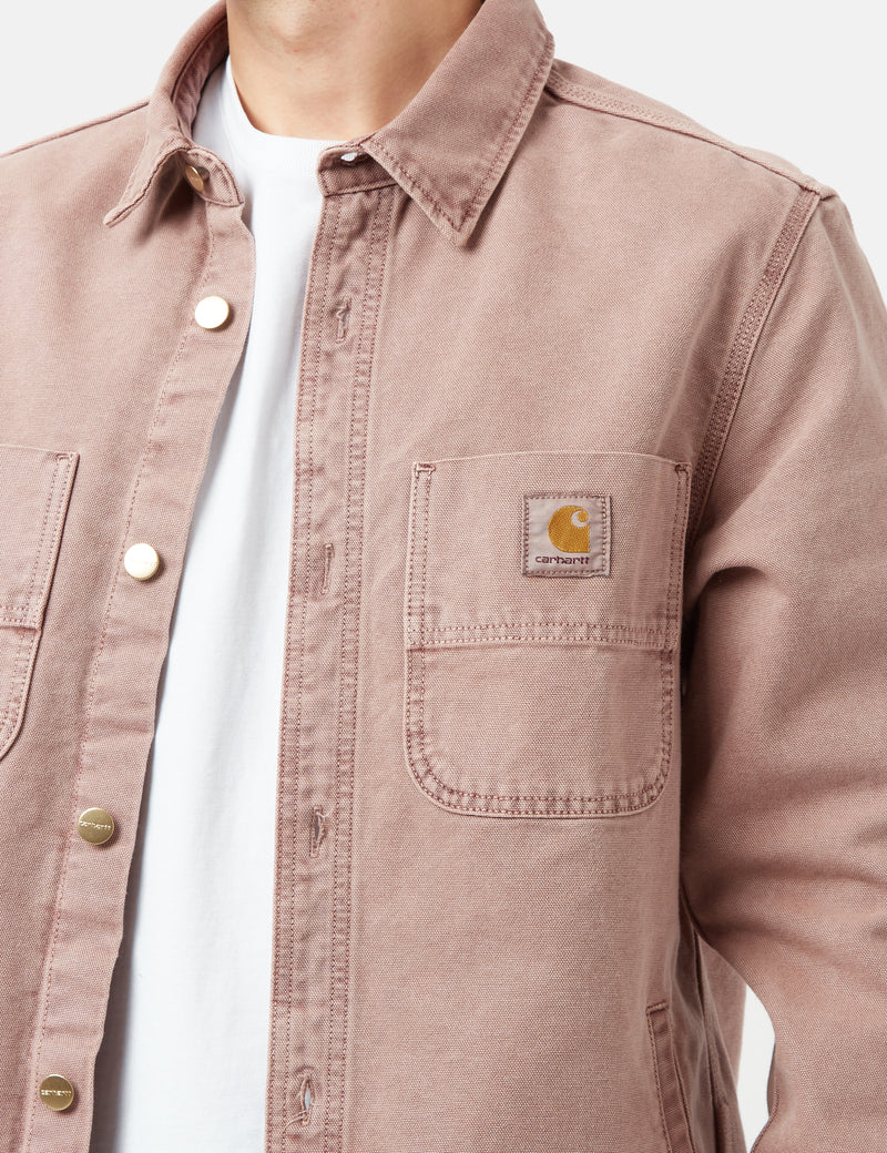 Carhartt-WIP Glenn Overshirt - Dark Plum Purple