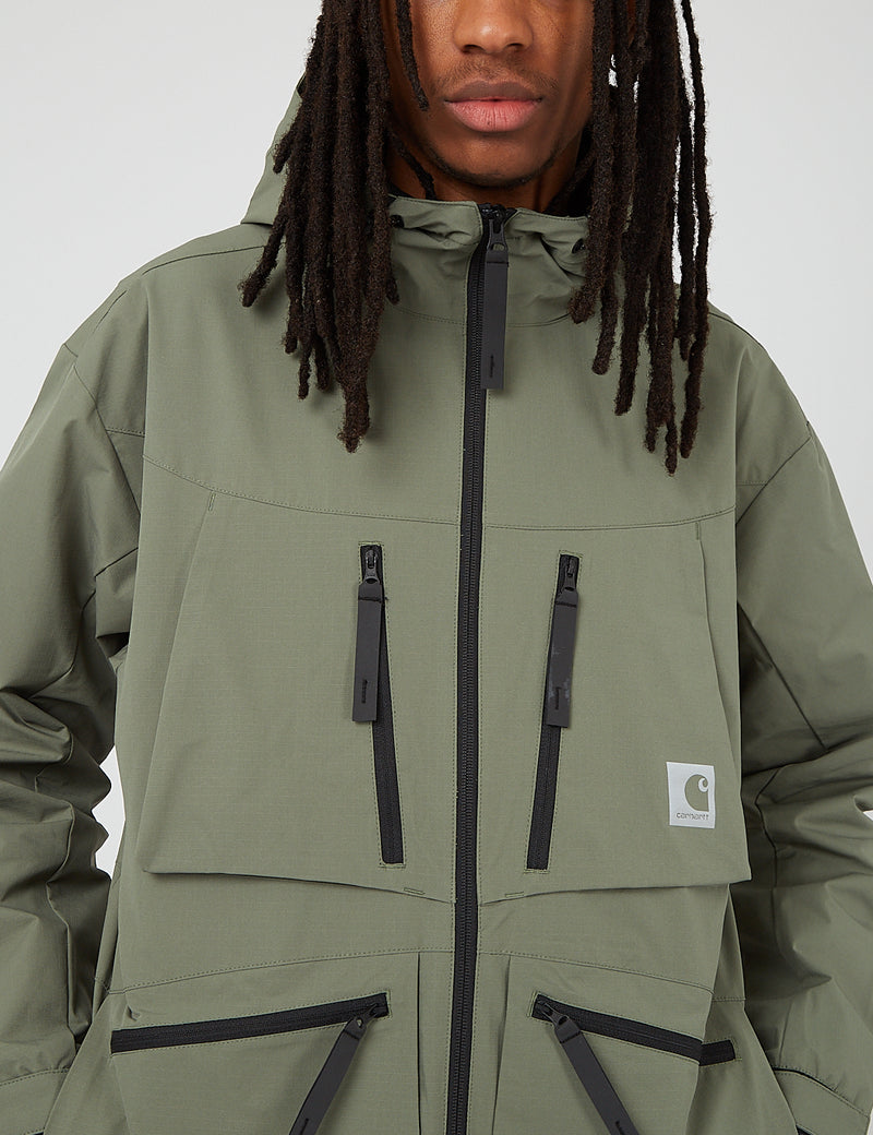 Carhartt-WIP Hurst Jacket (Mechanical Stretch Ripstop) - Dollar Green