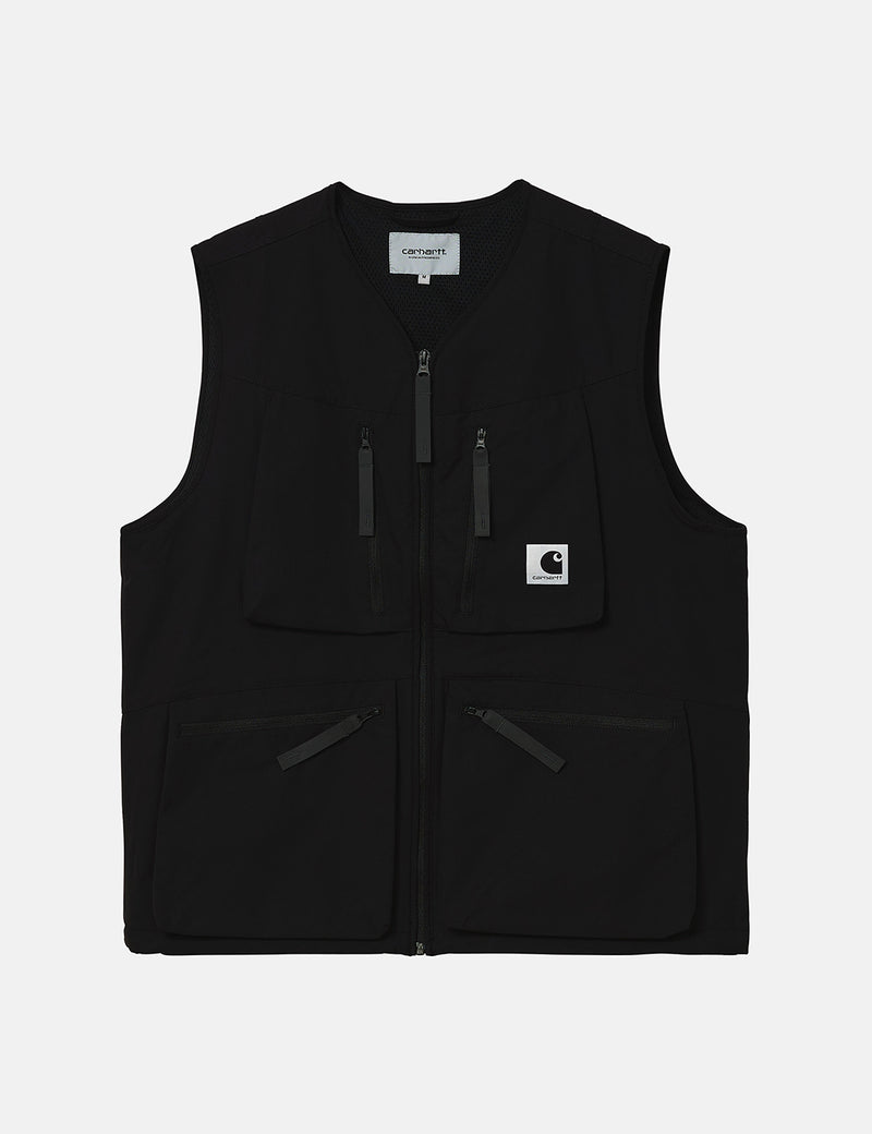 Carhartt-WIP Hurst Vest (Mechanical Stretch Ripstop) - Black