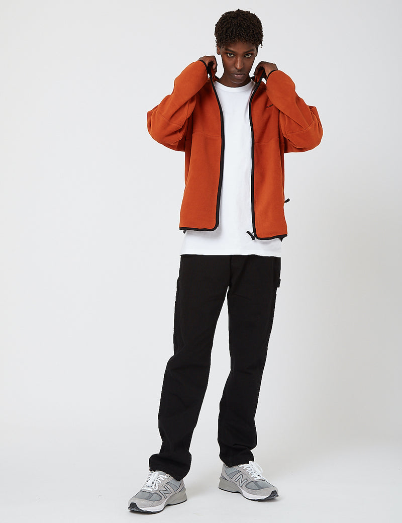 Carhartt-WIP Beaumont Jacket (Fleece) - Cinnamon/Black