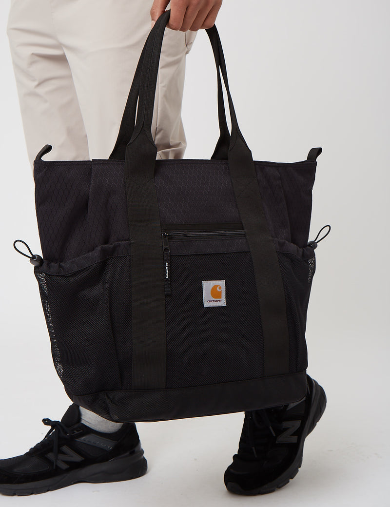 Carhartt-WIP Spey Tote Bag (Diamond Ripstop) - Black/Black