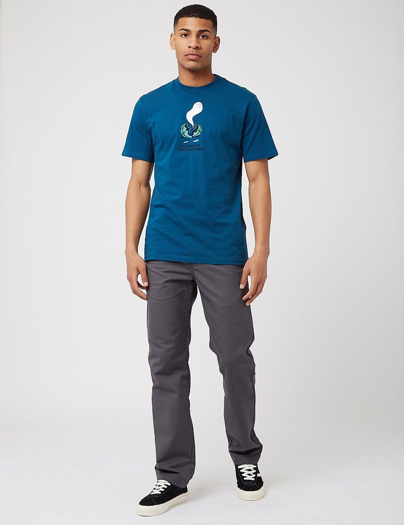 Carhartt-WIP Nice To Mother T-Shirt (Organic Cotton) - Corse Blue