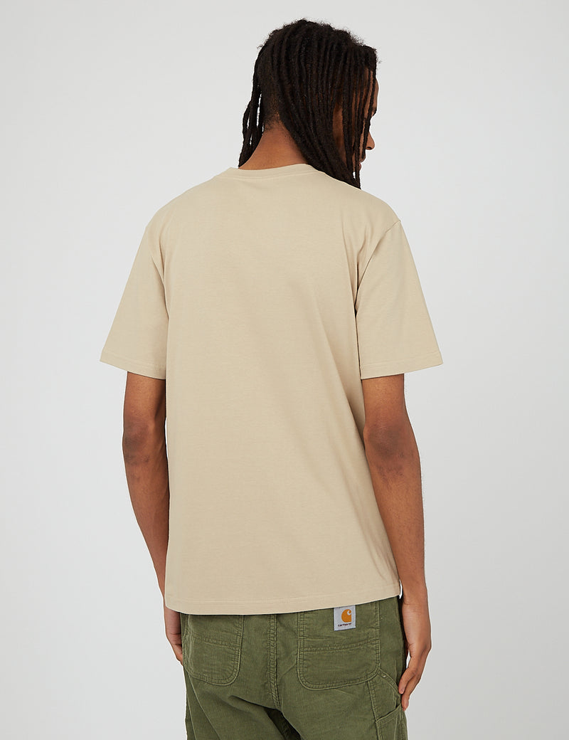 Carhartt-WIP Nice To Mother T-Shirt (Organic Cotton) - Wall Beige