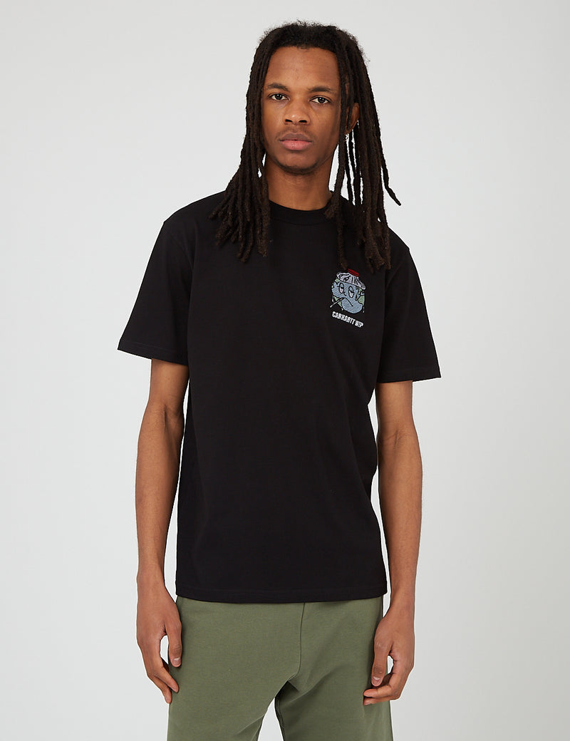 Carhartt-WIP Ill World T-Shirt (Organic Cotton) - Black