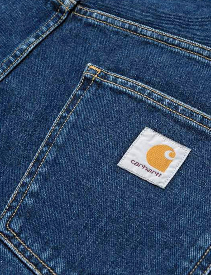 Carhartt WIP Newel Denim Pant (Stone Washed) - Blue