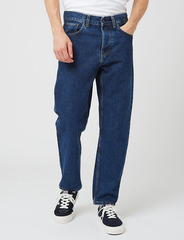 Carhartt WIP Newel Denim Pant (Stone Washed) - Blue