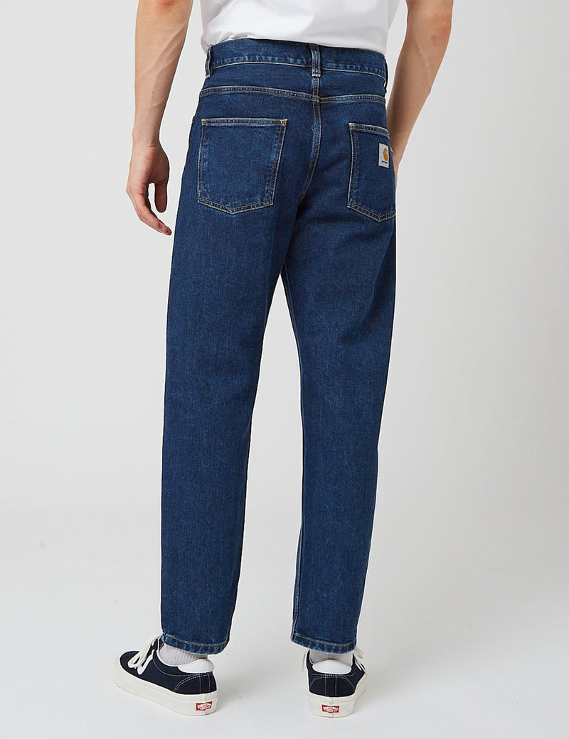 Carhartt WIP Newel Denim Pant (Stone Washed) - Blue