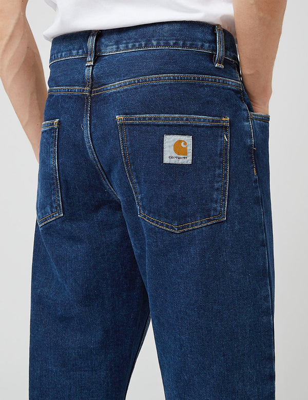 Carhartt WIP Newel Denim Pant (Stone Washed) - Blue