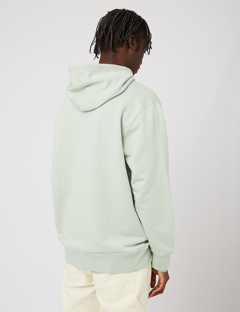 Edwin Japanese Sun Hooded Sweatshirt - Frosty Green