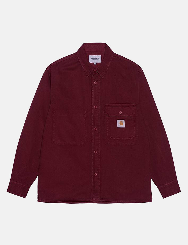 Carhartt-WIP Reno Denim Overshirt - Jam Red