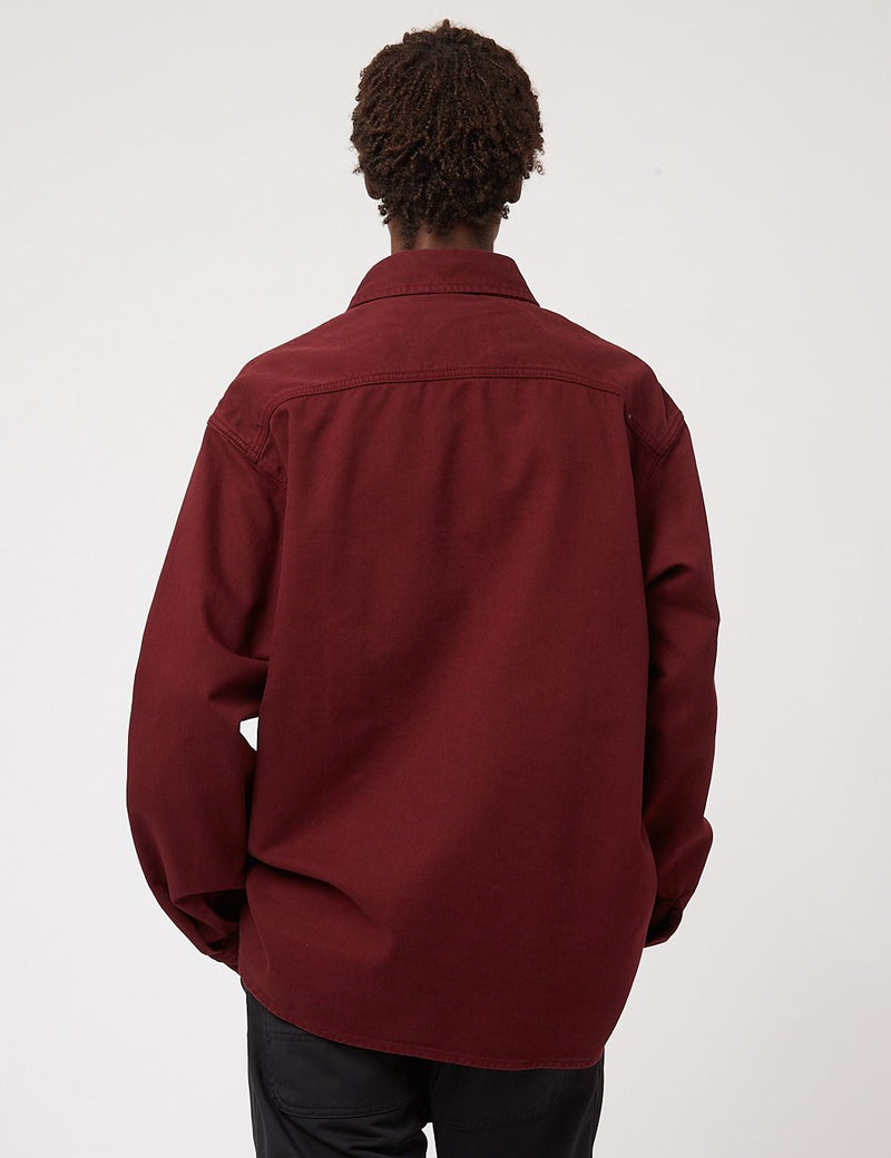 Carhartt-WIP Reno Denim Overshirt - Jam Red