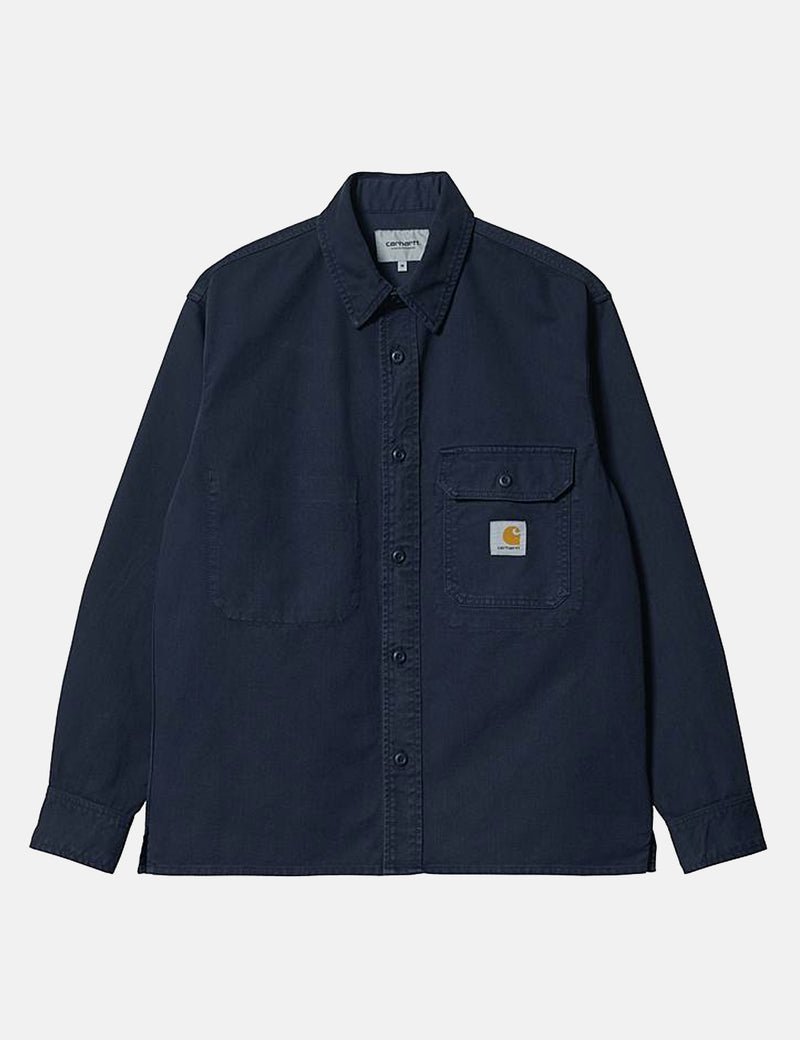 Carhartt-WIP Reno Denim Overshirt - Dark Navy Blue