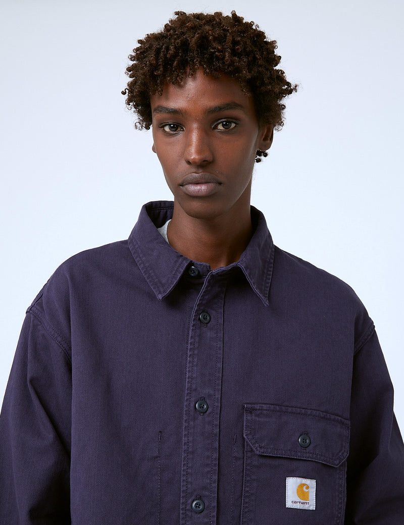 Carhartt-WIP Reno Denim Overshirt - Dark Navy Blue