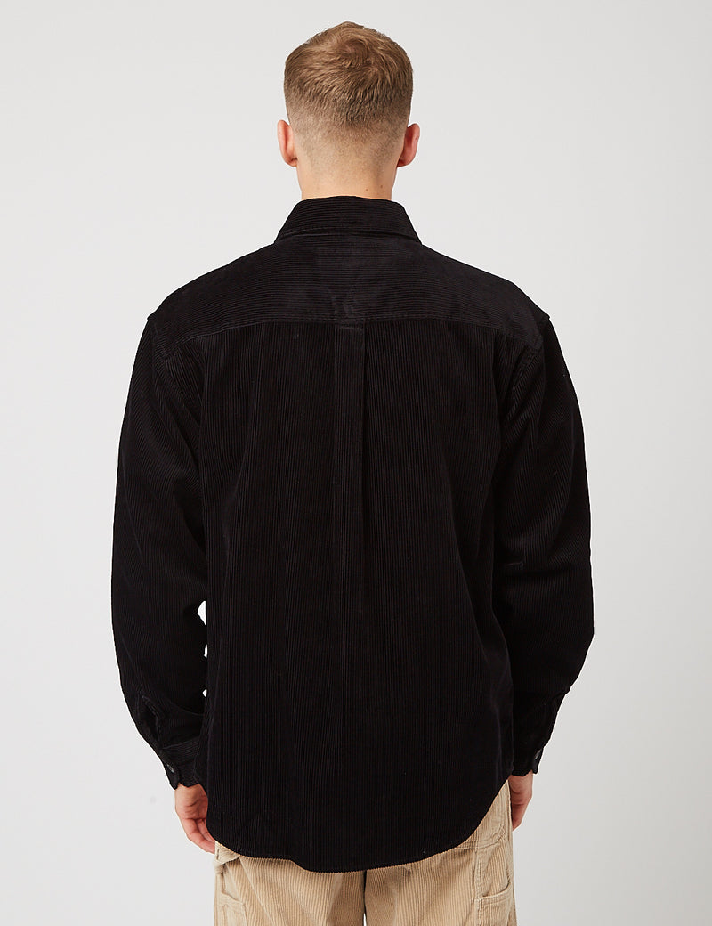 Carhartt-WIP Flint Corduroy Shirt - Black