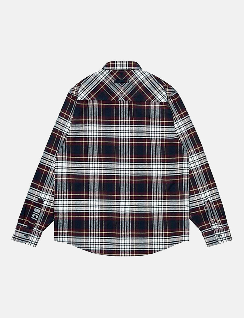 Carhartt-WIP Dunbar Check Shirt - Wine