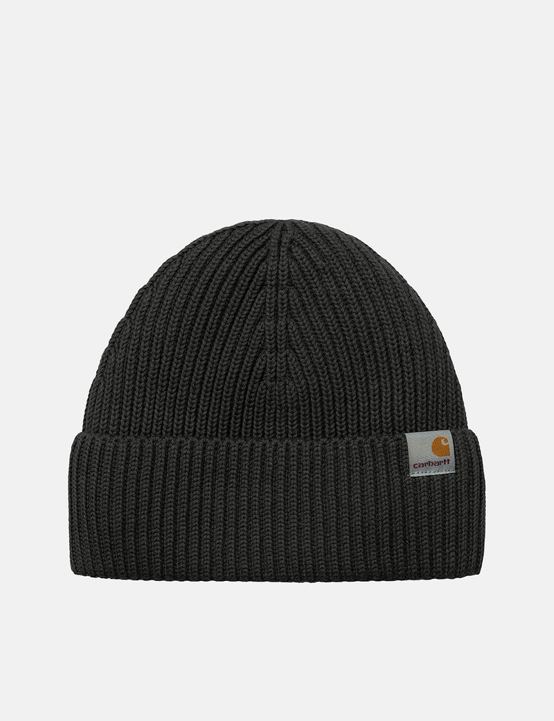 Carhartt-WIP Burbank Beanie Hat - Soot Brown